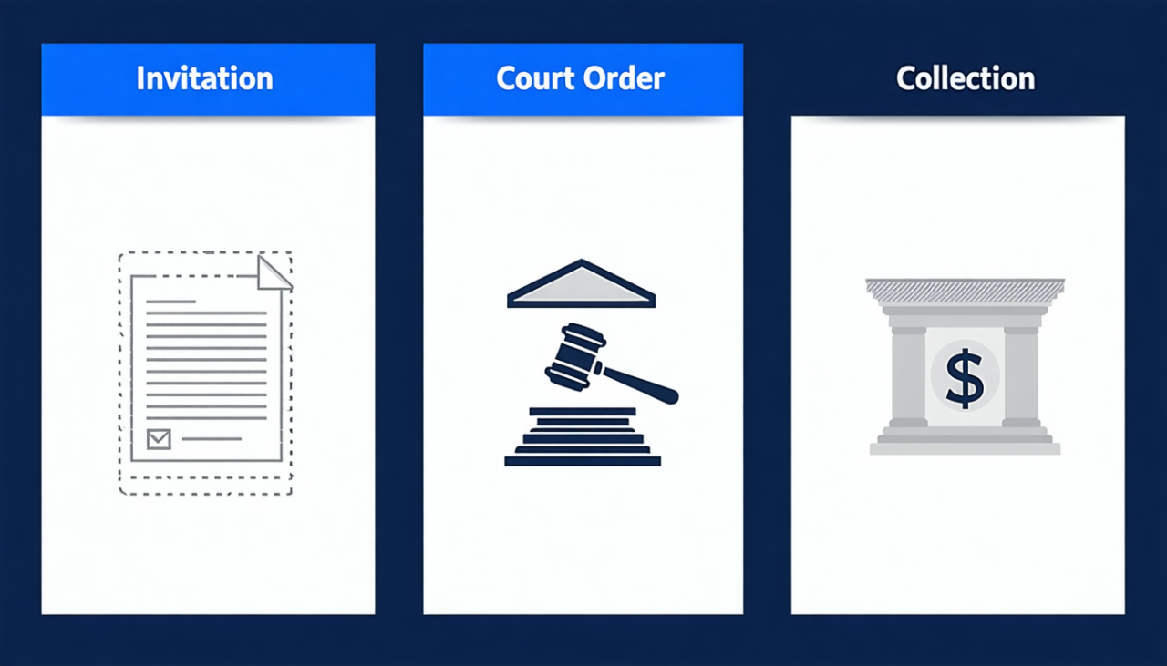 покана до заповедно производство